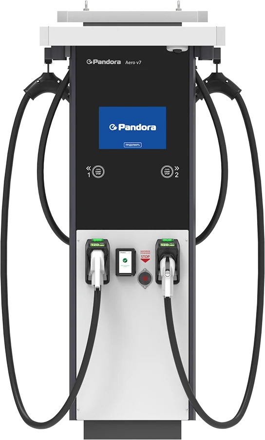 Зарядная станция Pandora Pro Charge v7 120 CCS2 + GB/T + CHAdeMO — DC зарядная станция для электромобиля