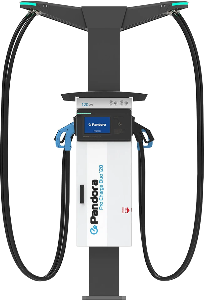 Зарядная станция Pandora Pro Charge 120 DUO CCS2 + GB/T + CHAdeMO — DC зарядная станция для электромобиля