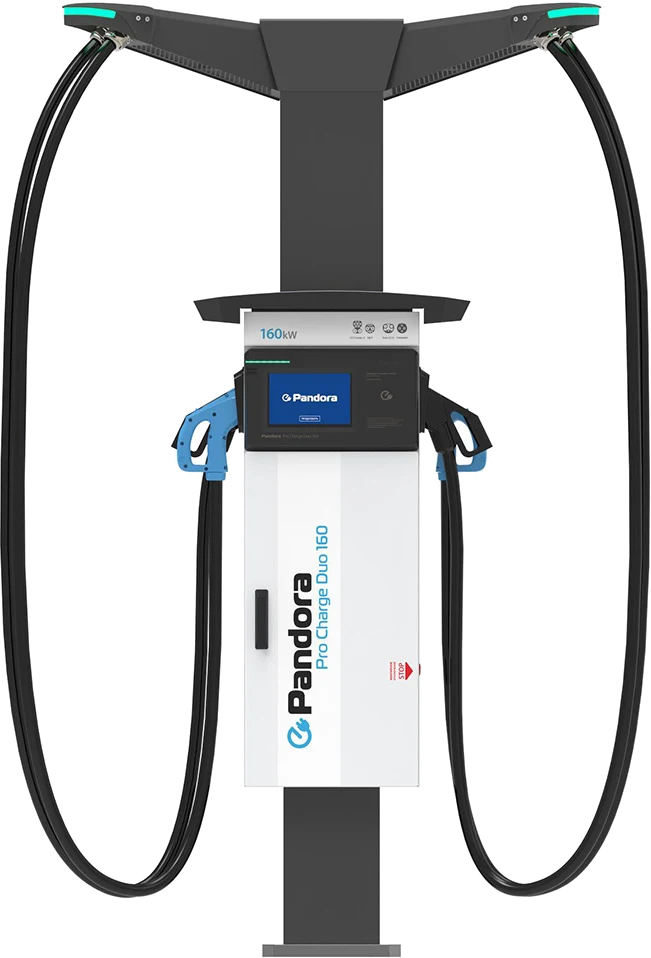 Зарядная станция Pandora Pro Charge 160 DUO CCS2 + GB/T + CHAdeMO — DC зарядная станция для электромобиля 160 кВт