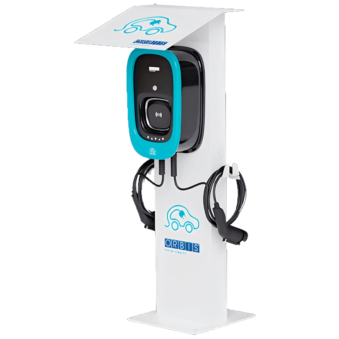 Стойка для крепления одной зарядной станции Viaris Combi + — Стойки и защитные щиты зарядная станция