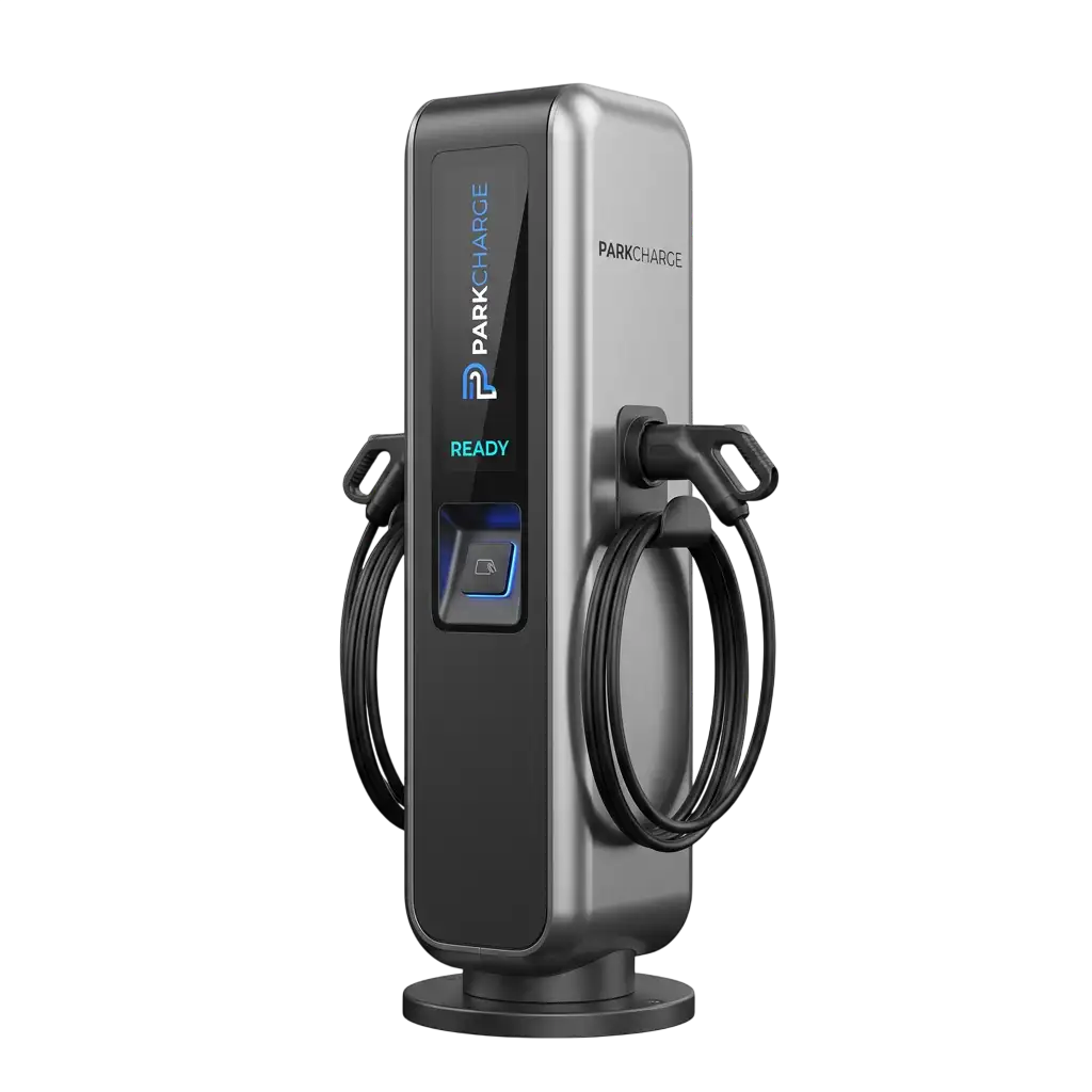 Многопостовая зарядная колонна ParkCharge 5.90 для торгового центра