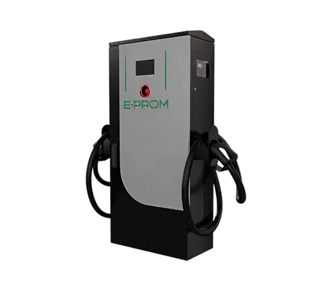 Зарядная станция E-PROM (60кВт) 2 пистолета GbT DC + CCS2 (Россия)